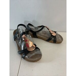 Mephisto Sandal Irma Old Black  Womens Sandal Size 38 US‎ 7.5 Copper